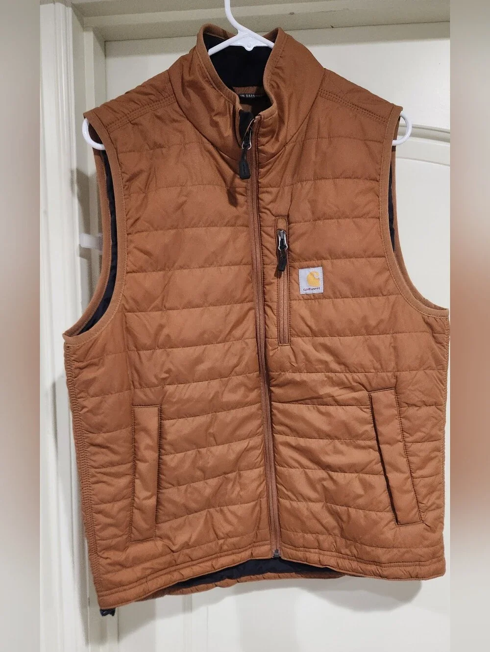 Like New Carhartt Mens Carhartt Brown Gilliam Vest Size M